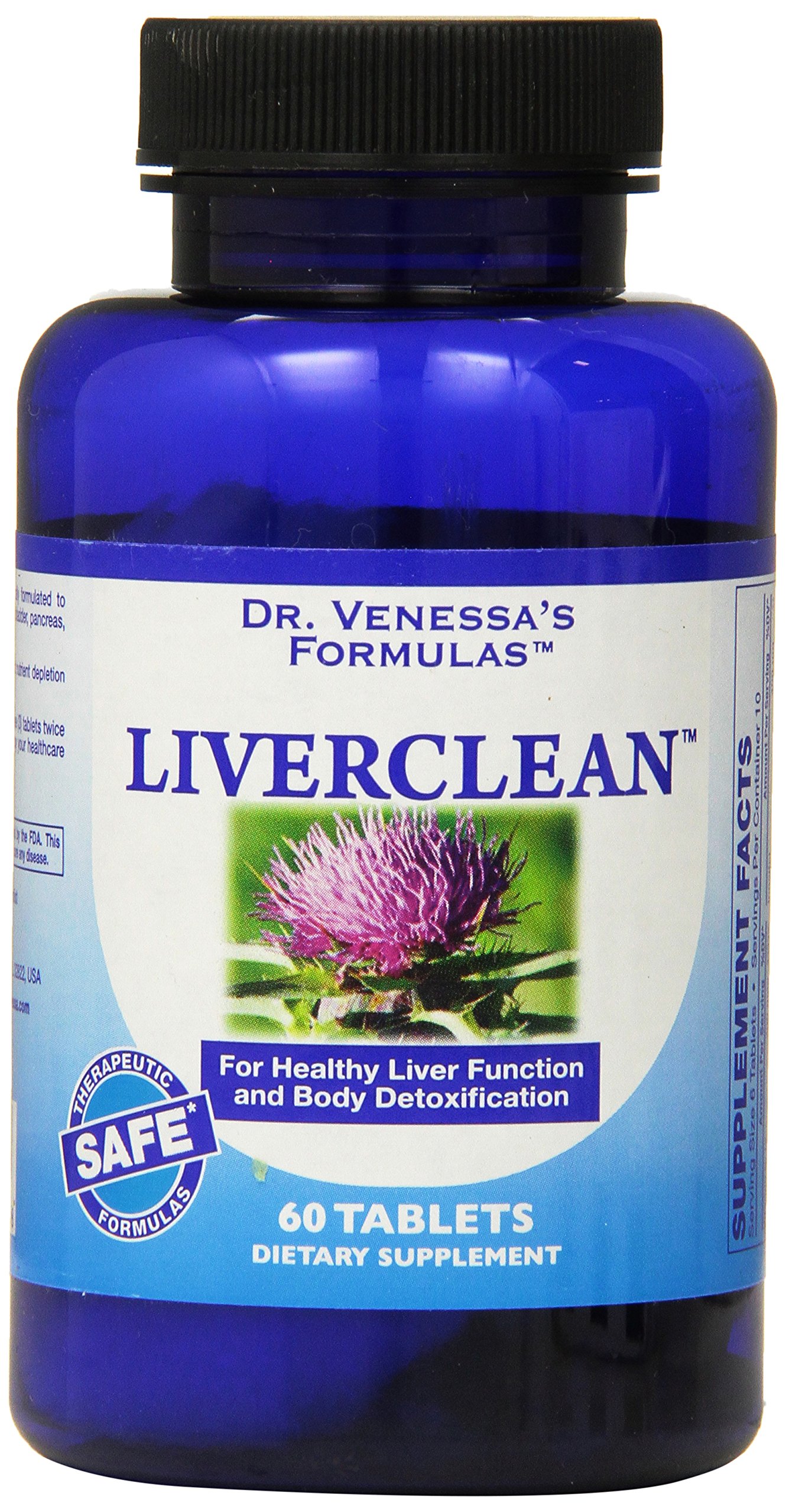 Dr. Venessa's Formulas Liver Clean Tablets, 60 Count