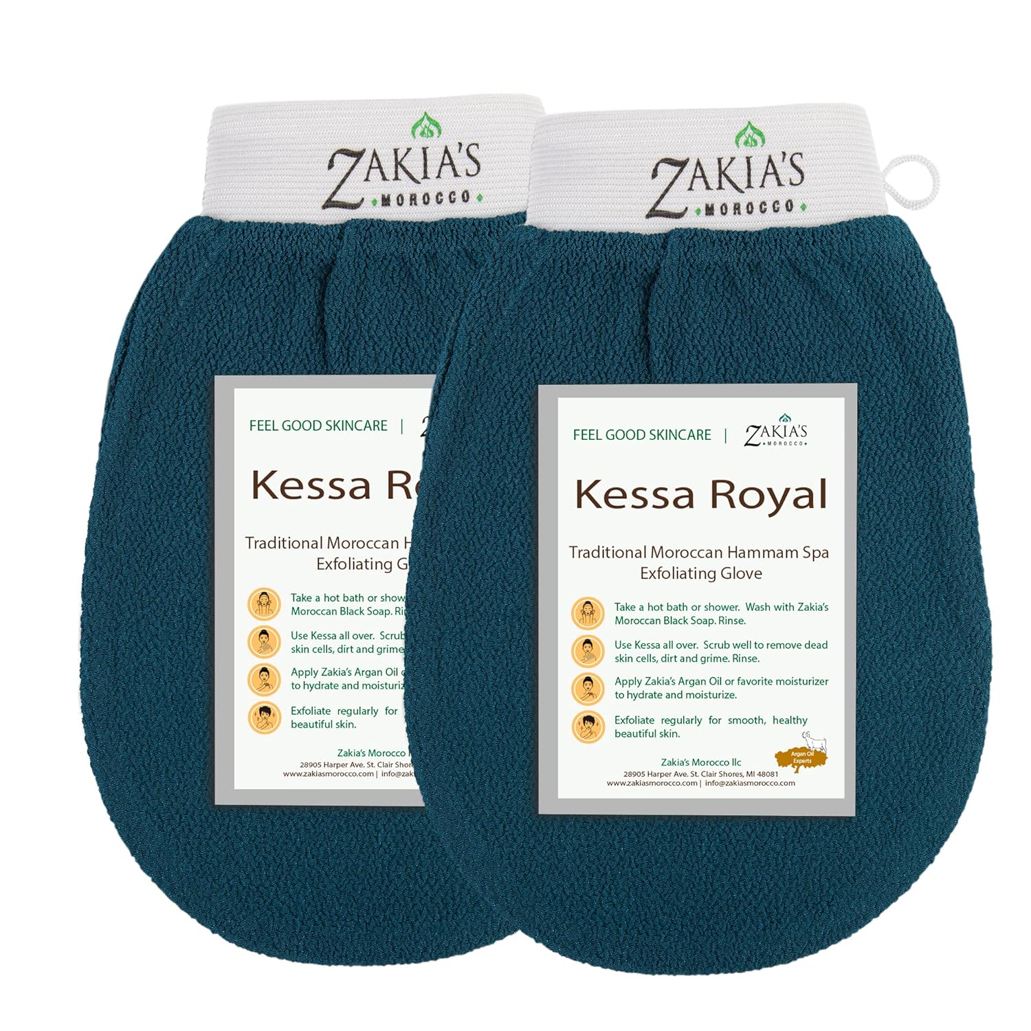Buy Zakia's Morocco Original Kessa Exfoliating Glove Removes unwanted