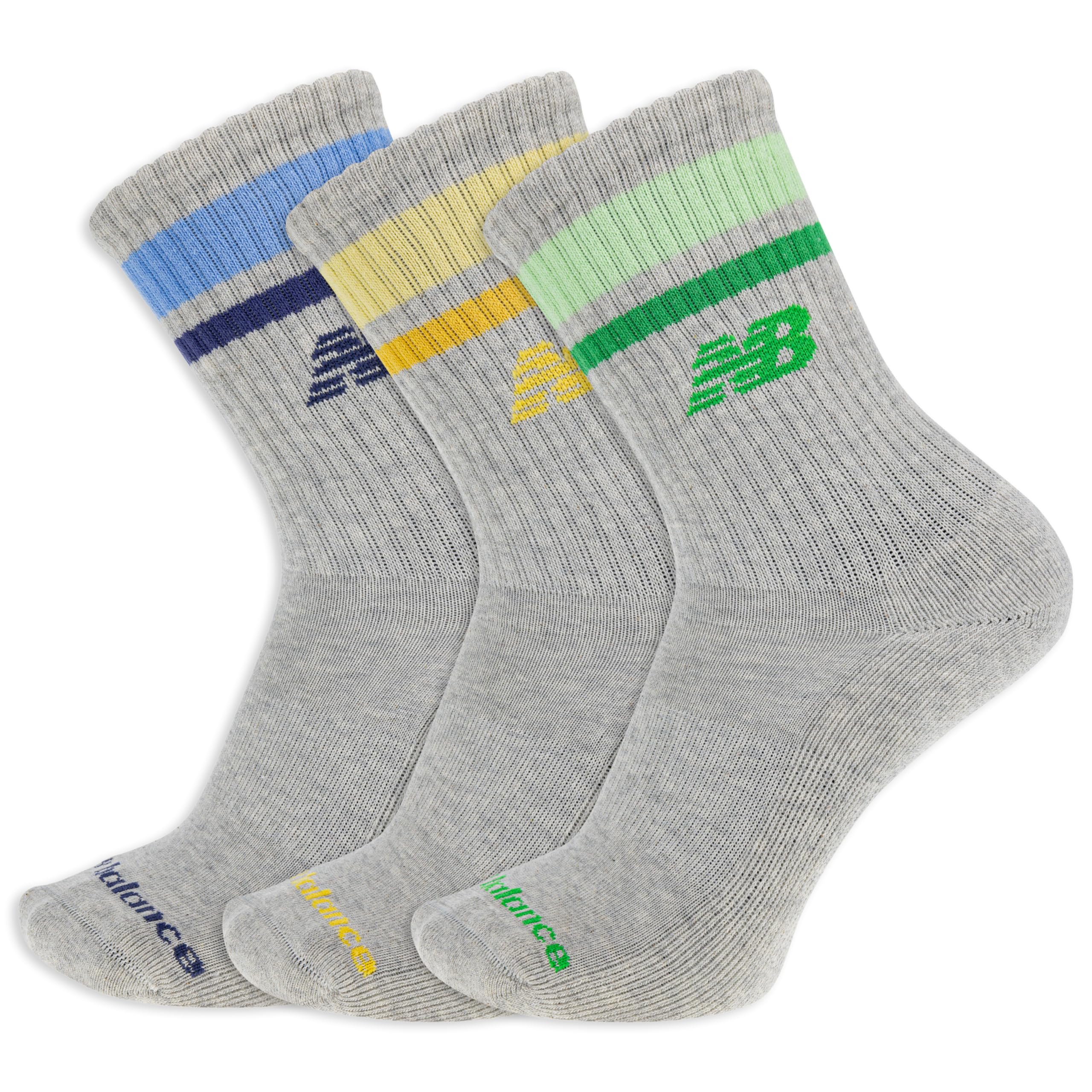 Unisex Adult Organic Cotton Crew & Mid-crew Socks - 3 Pairs - Arch Support-image-4