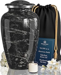 Large Handcrafted Urn for Ashes Adult Male and Female