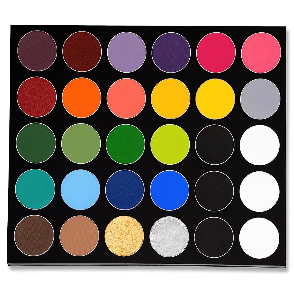 【mehron】AQ 30 Color Palette ボディペイント　アート Amazon.com : Mehron Makeup Paradise Makeup AQ 30 Color Pro