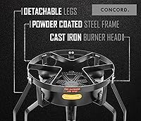 Vista 4 de Concord Suministro de equipos para destilar, hornilla única de 16" Banjo (modelo 2017)