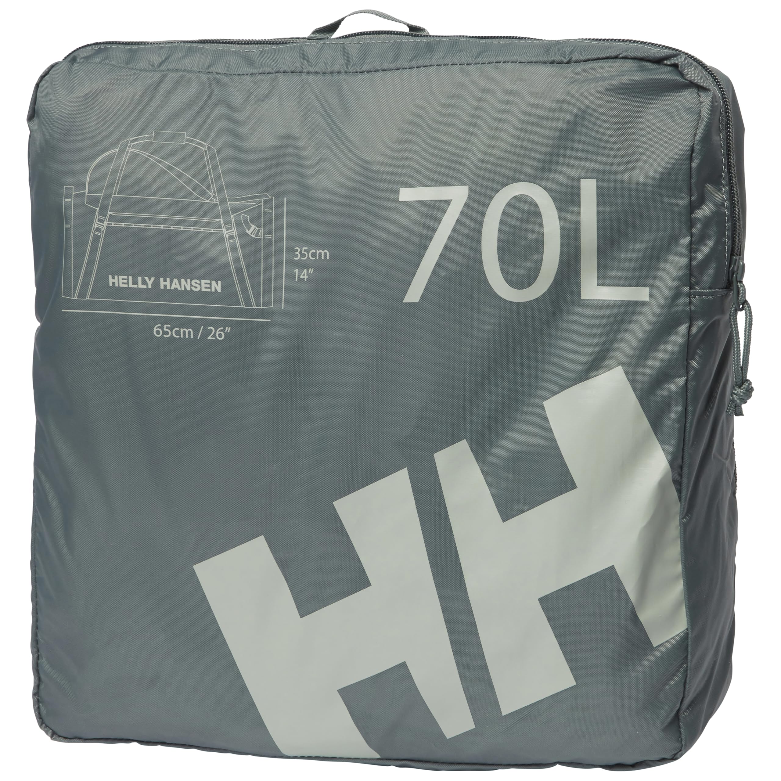 Helly Hansen Torba sportowa unisex HH 2 70 l, szary kaktus, STD, Szary kaktus, Torba sportowa