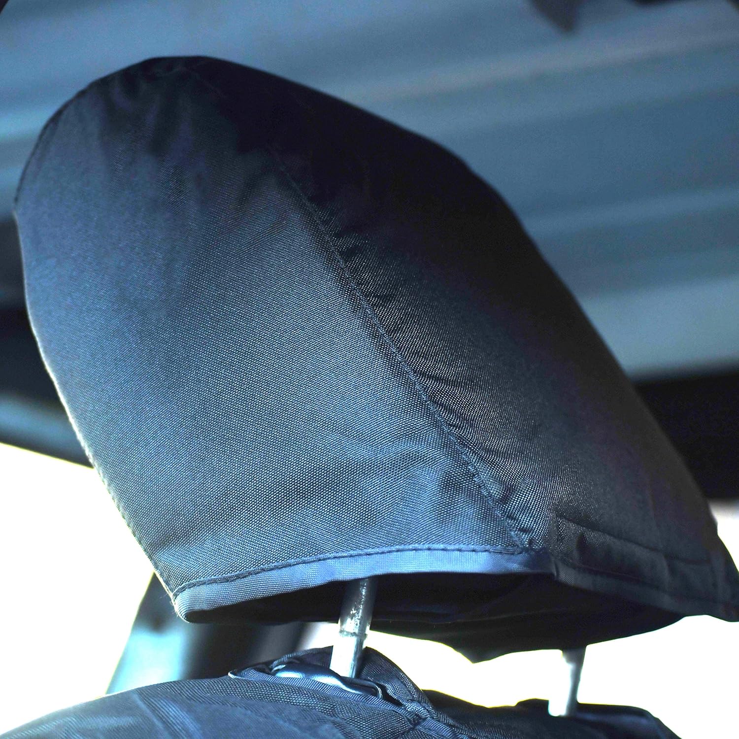 Compatible Seat Covers for Jeep Wrangler JK - Front Pair - Tailored & Waterproof, Black