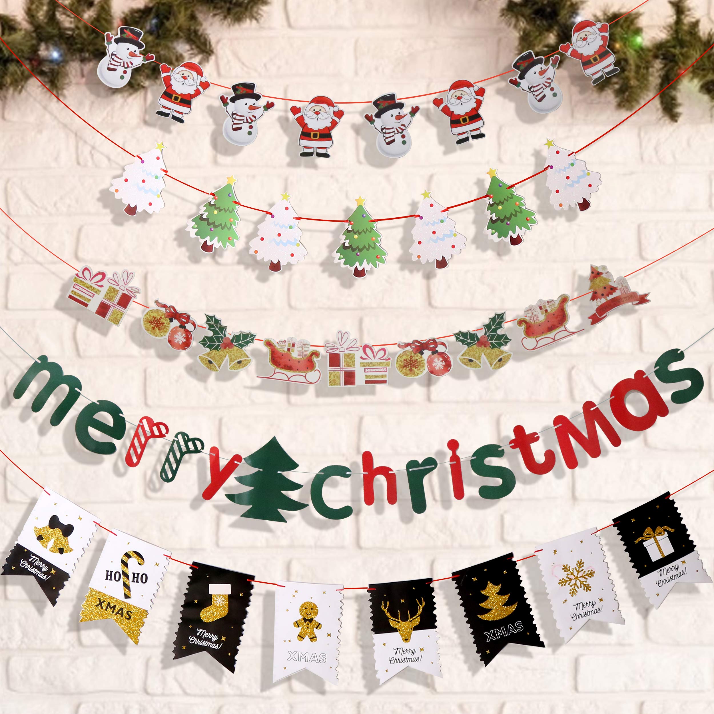 Amazon.co.jp: LOKIPA クリスマス 飾り付け 5点セット 装飾