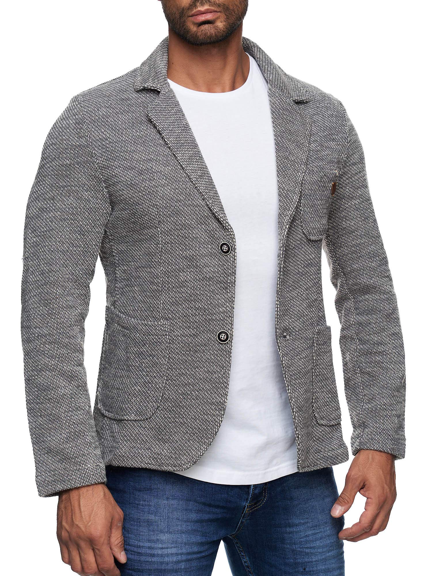 Reslad Giacca da uomo sportiva giacca giacca slim fit tempo libero blazer uomo RS-1421