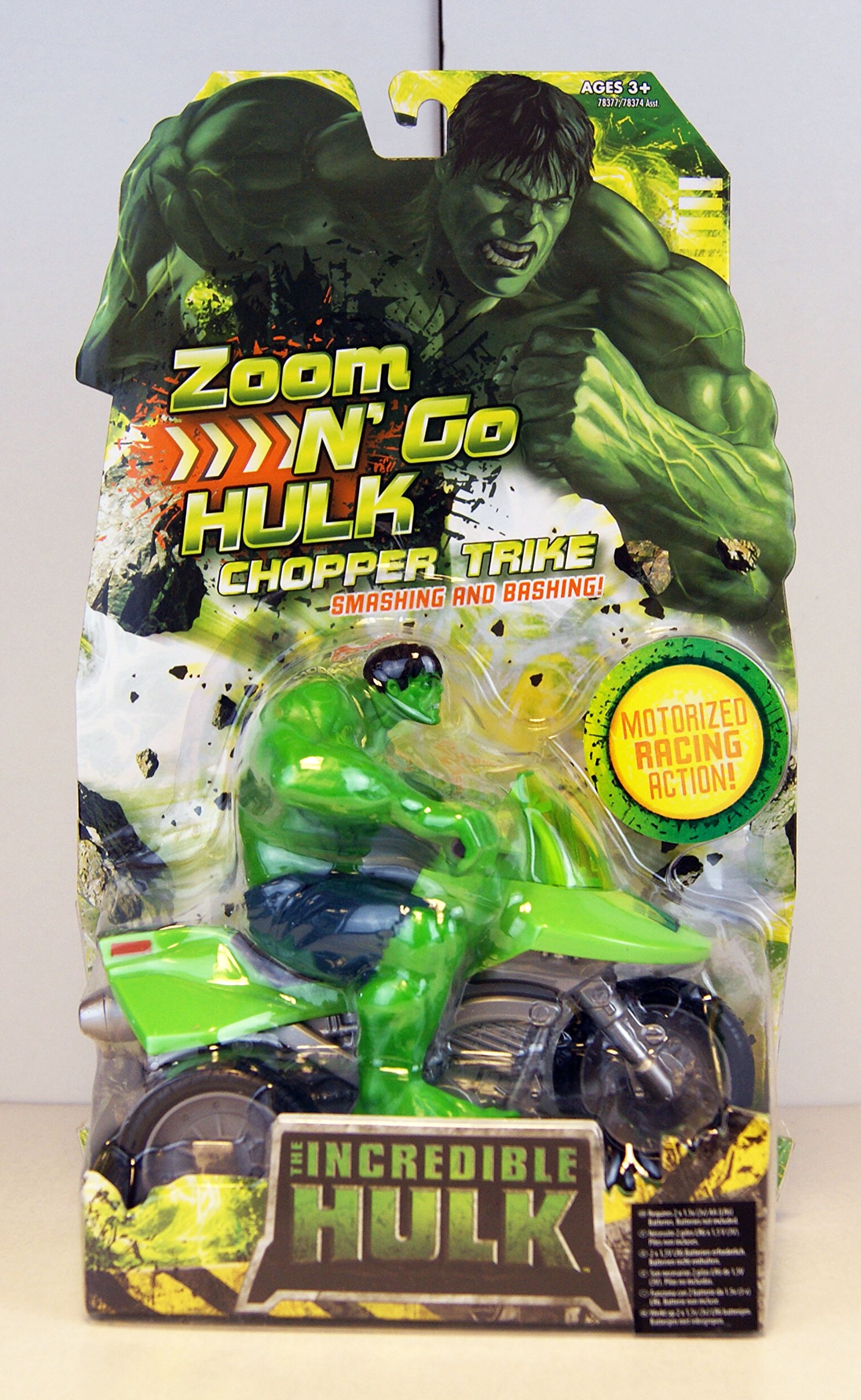 Incredibile Hulk Zoom 'n' Go Veicolo