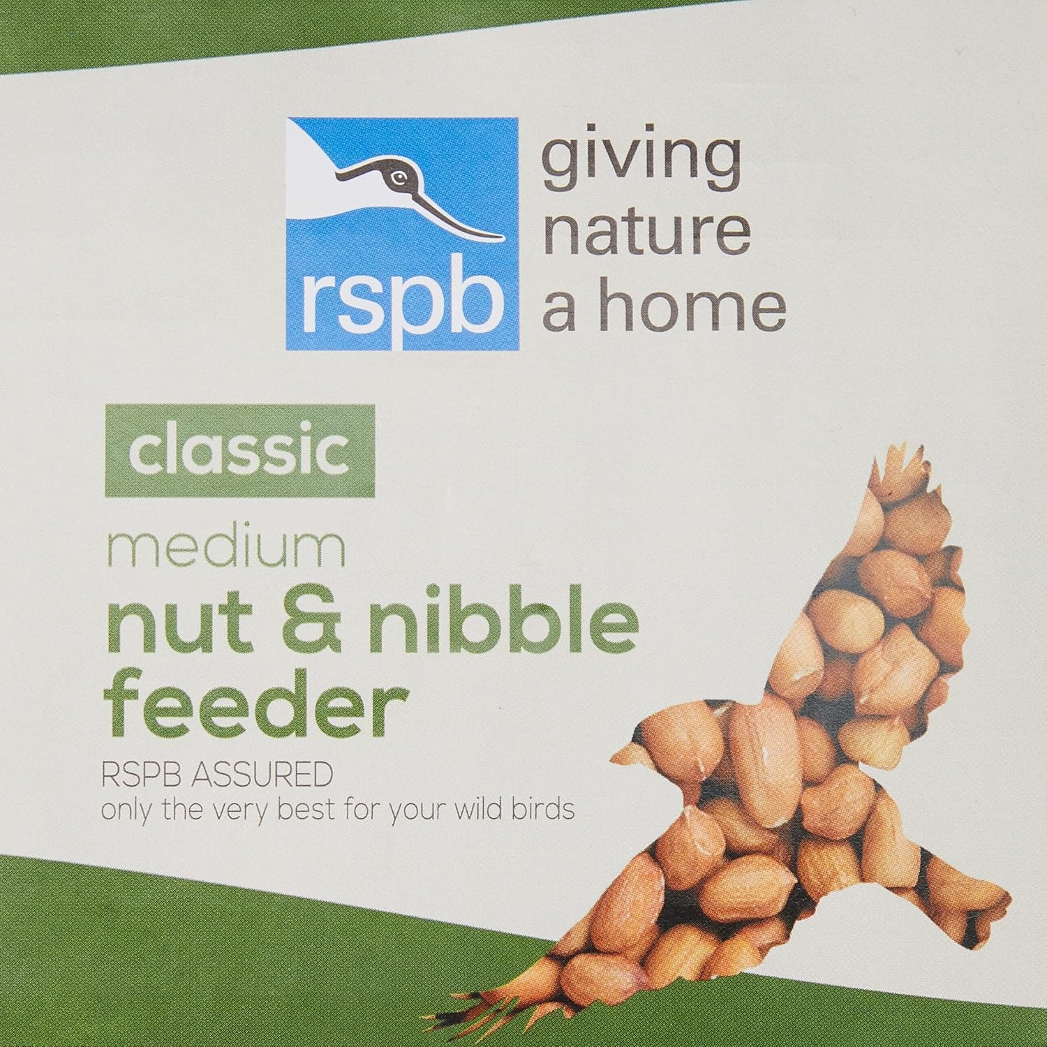 RSPB 15 inch Hanging Classic Peanut Feeder, Supporting The RSPB Charity, Easy Clean for Garden & Outdoor use