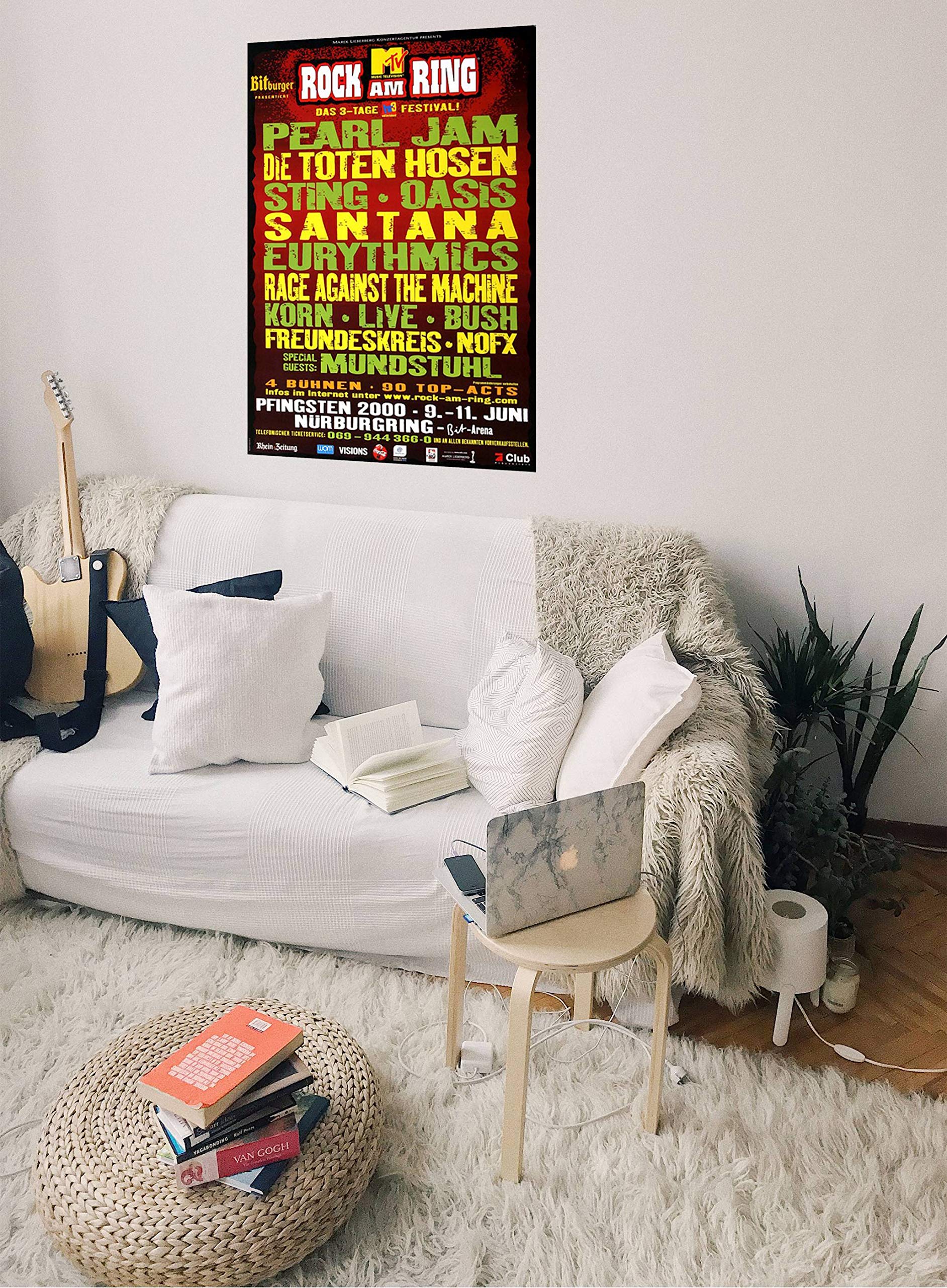 Rock AM Ring & Park - 2000, Rock am Ring 2000 » Konzertplakat/Premium Poster | Live Konzert Veranstaltung | DIN A1 «