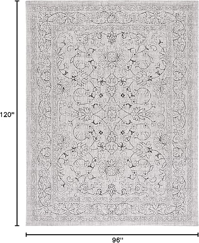 Vista 131 de SAFAVIEH Courtyard Collection - Alfombra decorativa, 2 pies 3 pulgadas x 5 pies, turquesa, no desprende pelusa y de fácil cuidado, para interiores