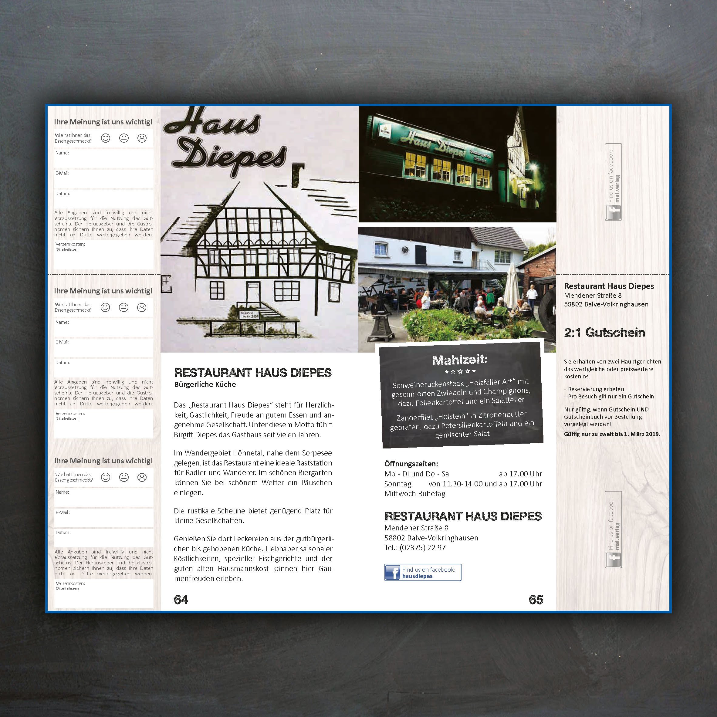 MA(h)L ZEIT in Hagen und Umgebung 2018 - Gutscheinbuch, Rabatt-Gutscheine