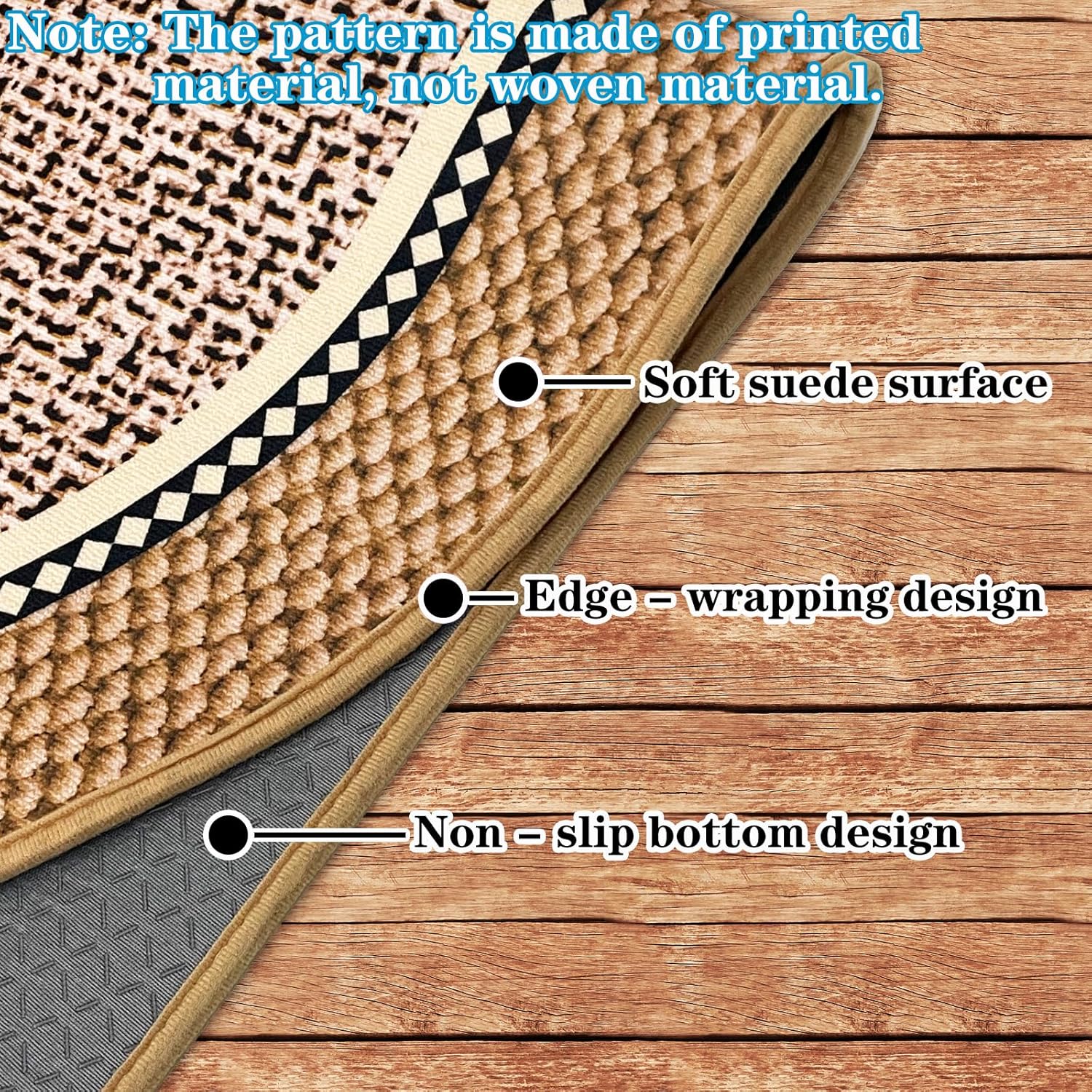 Office Chair Mat for Hardwood Floor: 35"×55" Chair Mat, Suitable for Hardwood and Tile Floors, and Also a Protective Mat for Swivel Chairs in Offices, Game Rooms and Homes