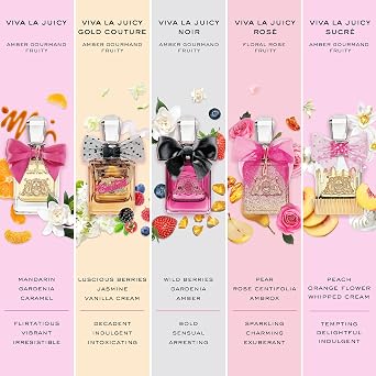 Juicy Couture Viva La Juicy Rose Eau De Parfum, Women's Perfume with Notes of Pear, Rose & Ambrox - Fruity & Floral, EDP Spray