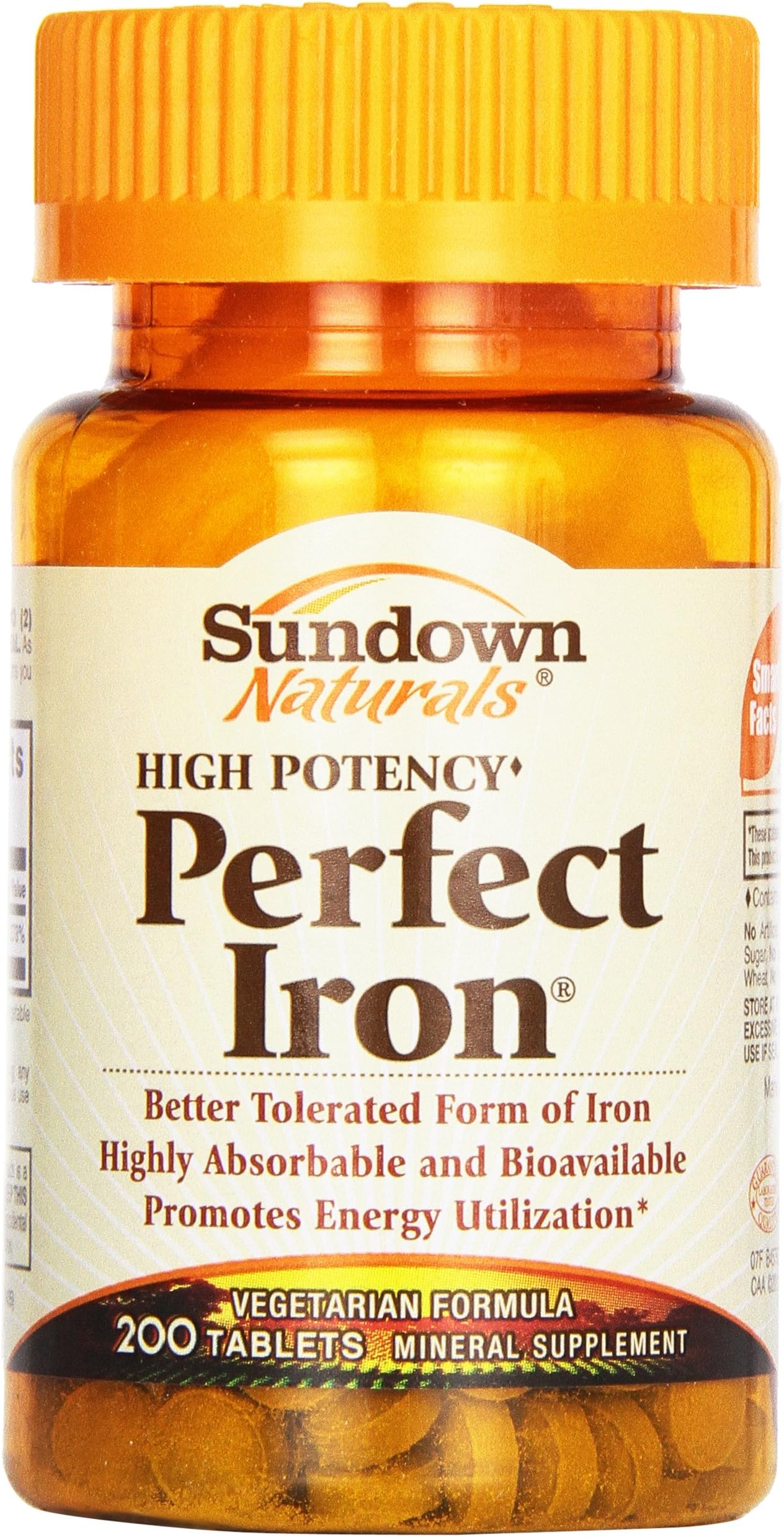 Sundown, Perfect Iron (As Carbonyl Iron) Tablets, 200 ct