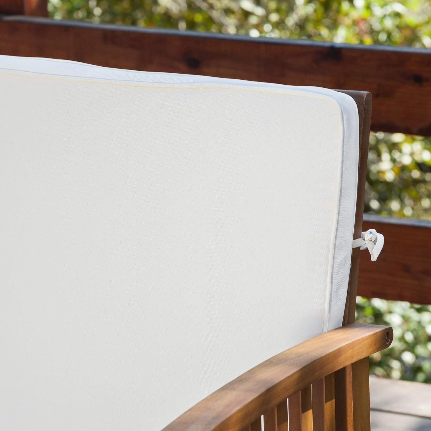 Christopher Knight Home Carolina Outdoor Acacia Sofa Set, 4-Pcs Set, Brown Patina + Cream Cushion : Everything Else