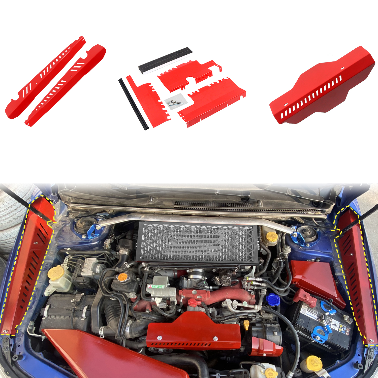 Amazon | HIGH FLYING スバル WRX STI VAB系 2014-2021 に適合プーリー