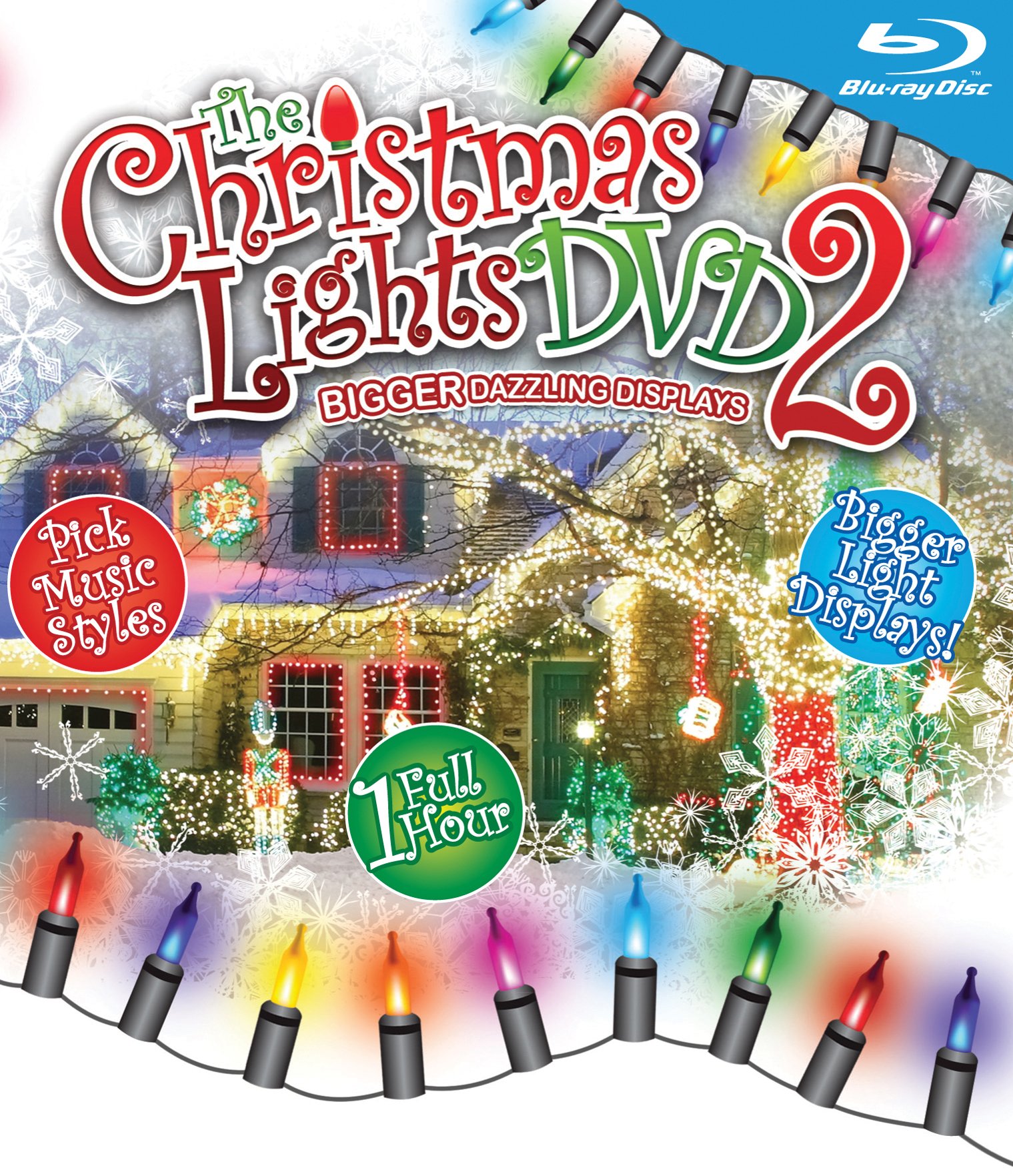 Luces de Navidad Bigg 2 para evitar enredos en árboles gigantes y decorar fachadas anchas