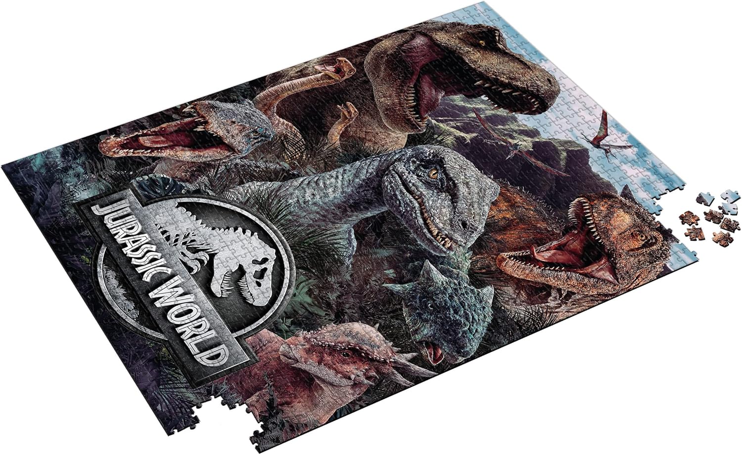 REDSTRING RS531139 Puzzle 1000 Pieces Jurassic World Compo Various, Multicoloured