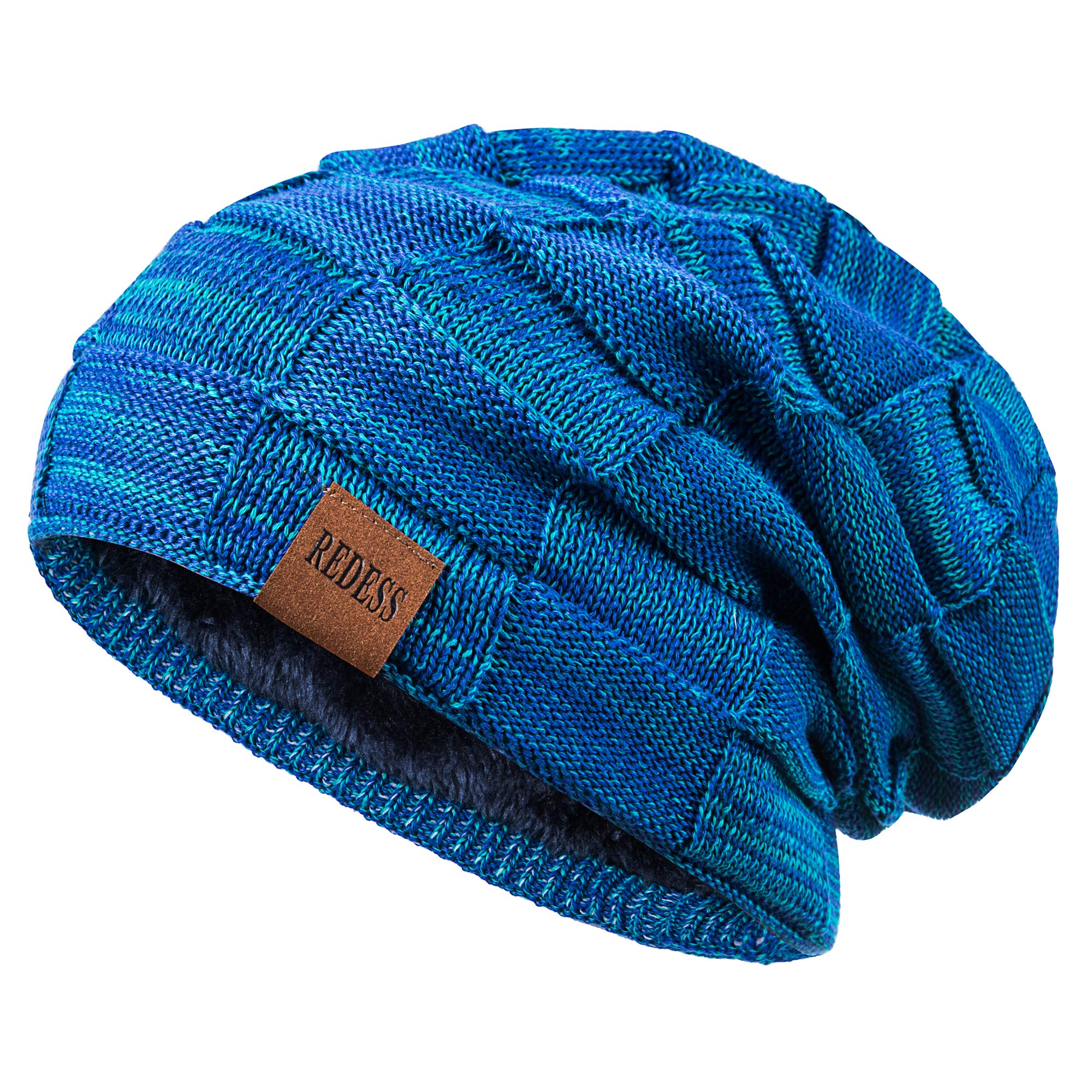 REDESS Cappello a Berretto per Uomini e Donne Cappelli Caldi Invernali in Maglia Slouchy Cappello a Cranio Spesso