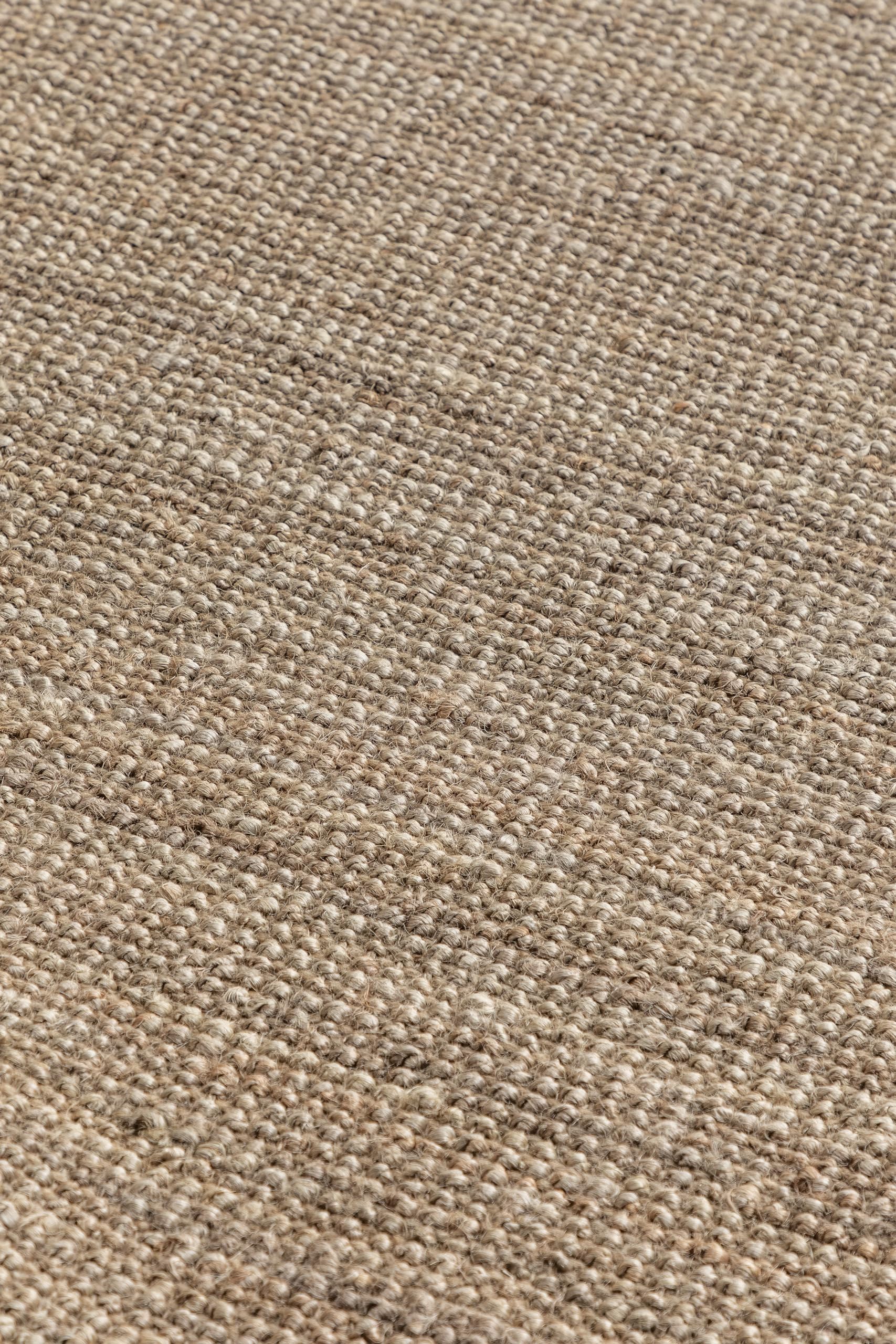 Hanse Home Jute Teppich – Natur Wohnzimmerteppich aus 100% Jute - Handgewebt & Natürlich – Boho Naturfaser Juteteppich für Wohnzimmer – Bild 8