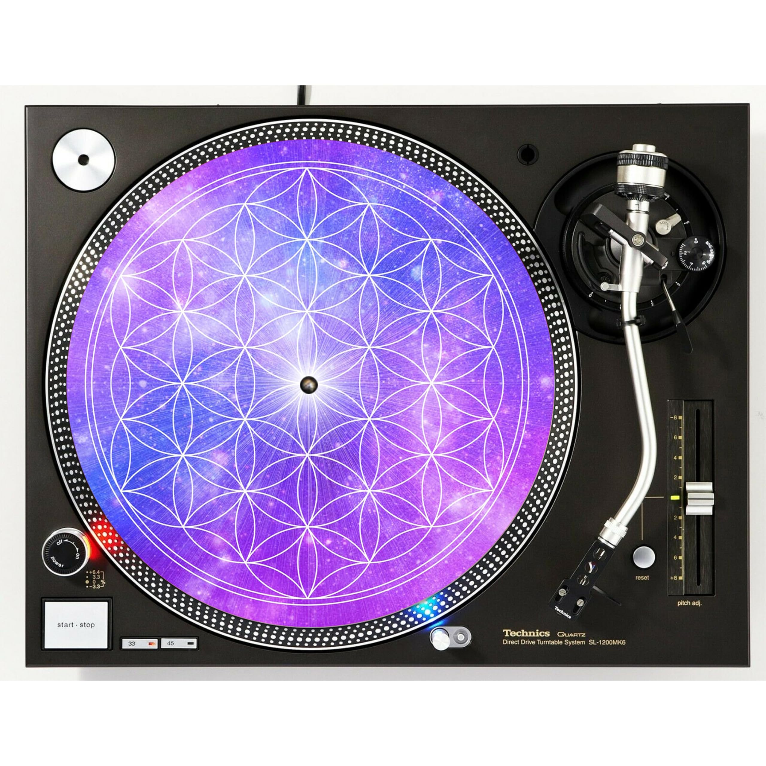 DJ Flower Of Life #2 Scratch Pad 1200 Vinyl Memorabilia 12