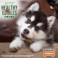 Vista 6 de Nylabone Healthy Edibles WILD - Golosinas masticables naturales de larga duración con sabor a pavo para perros, pequeños/regulares (4 unidades)
