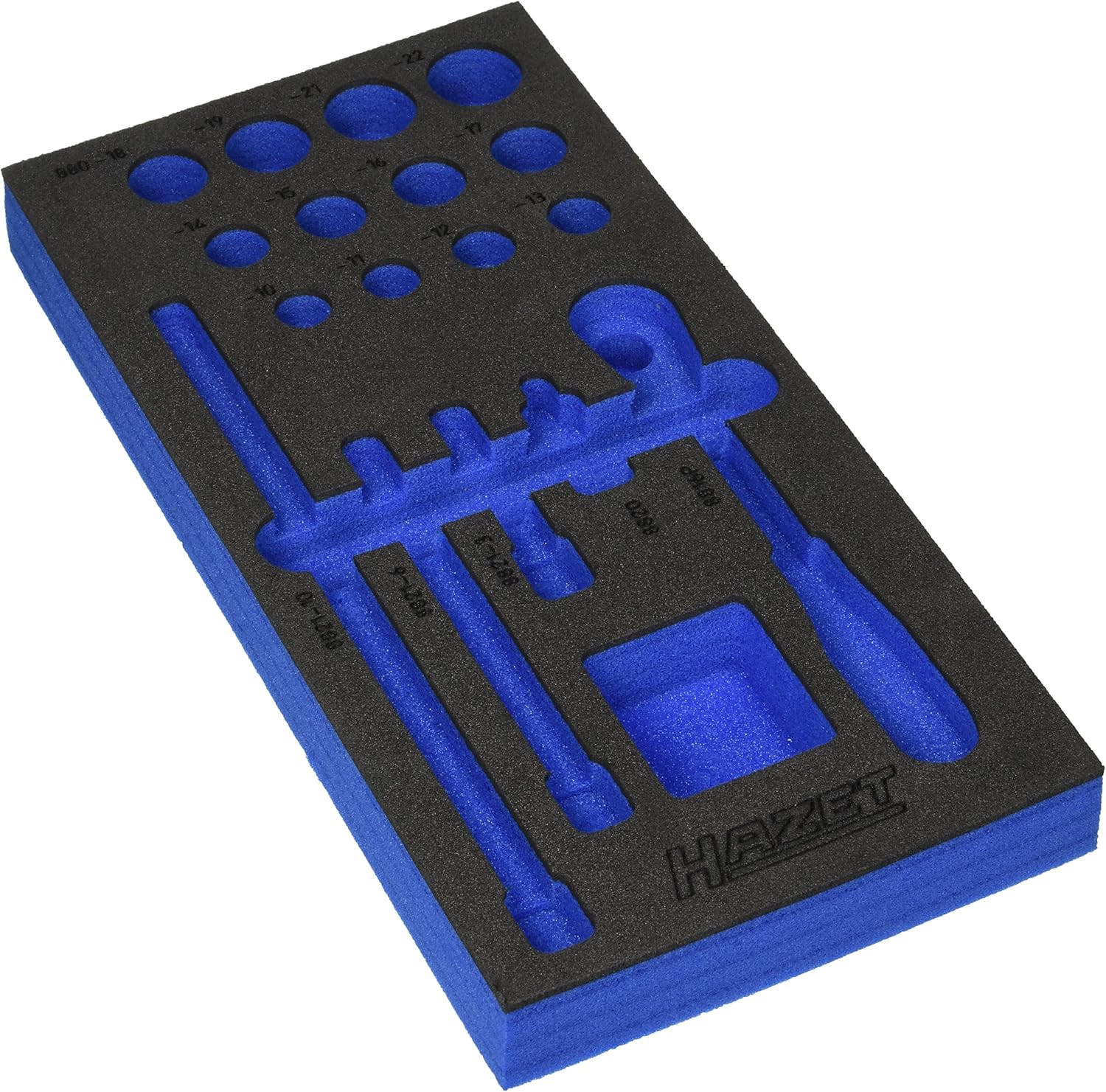 Hazet 163-181L Soft foam insert for 17-pieces socket set