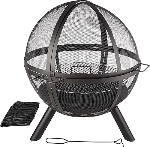 Outdoor Fire Pit Sphere - 30” Flaming Ball Fire Pit - Star Wars Gifts For Couples