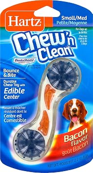 Chew N Clean Bacon Flavored Dental Dog Chew Toy, SM