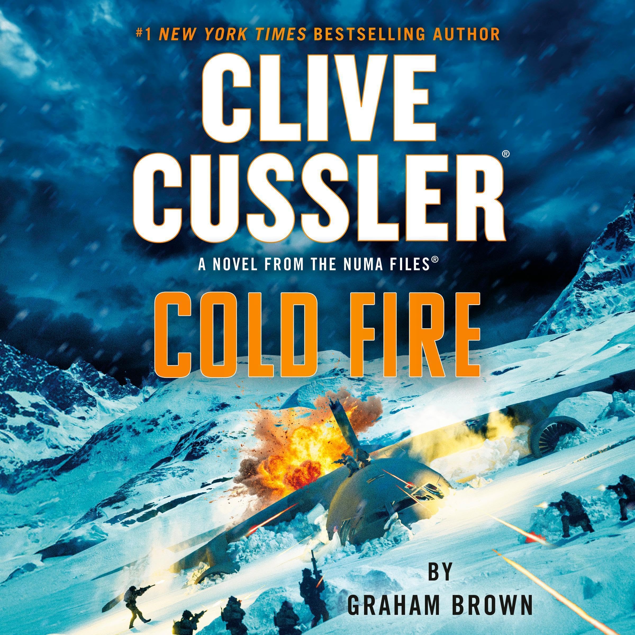 Cover art for Clive Cussler Cold Fire