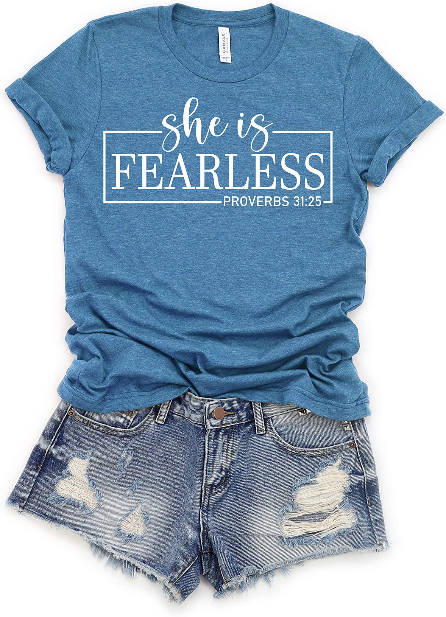 GenericShe is Fearless, Shirt, Mother Shirt, Funny Mom Shirt, Mom Shirt, Awesome Mom Shirt, Shirts for Moms, Cool Mom Shirts, Gift For Mom