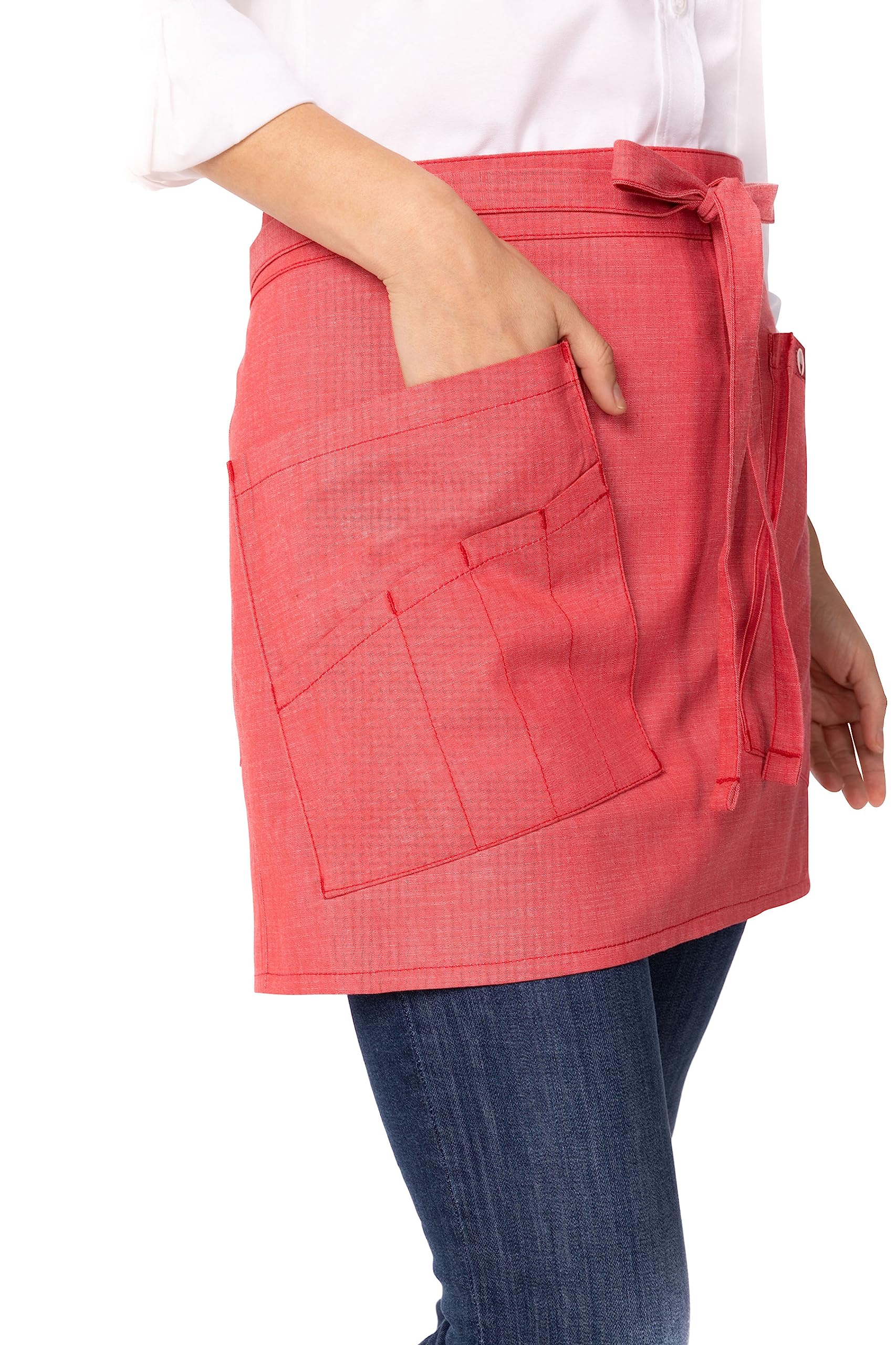 Chef Works Delantal unisex Medford para camarera