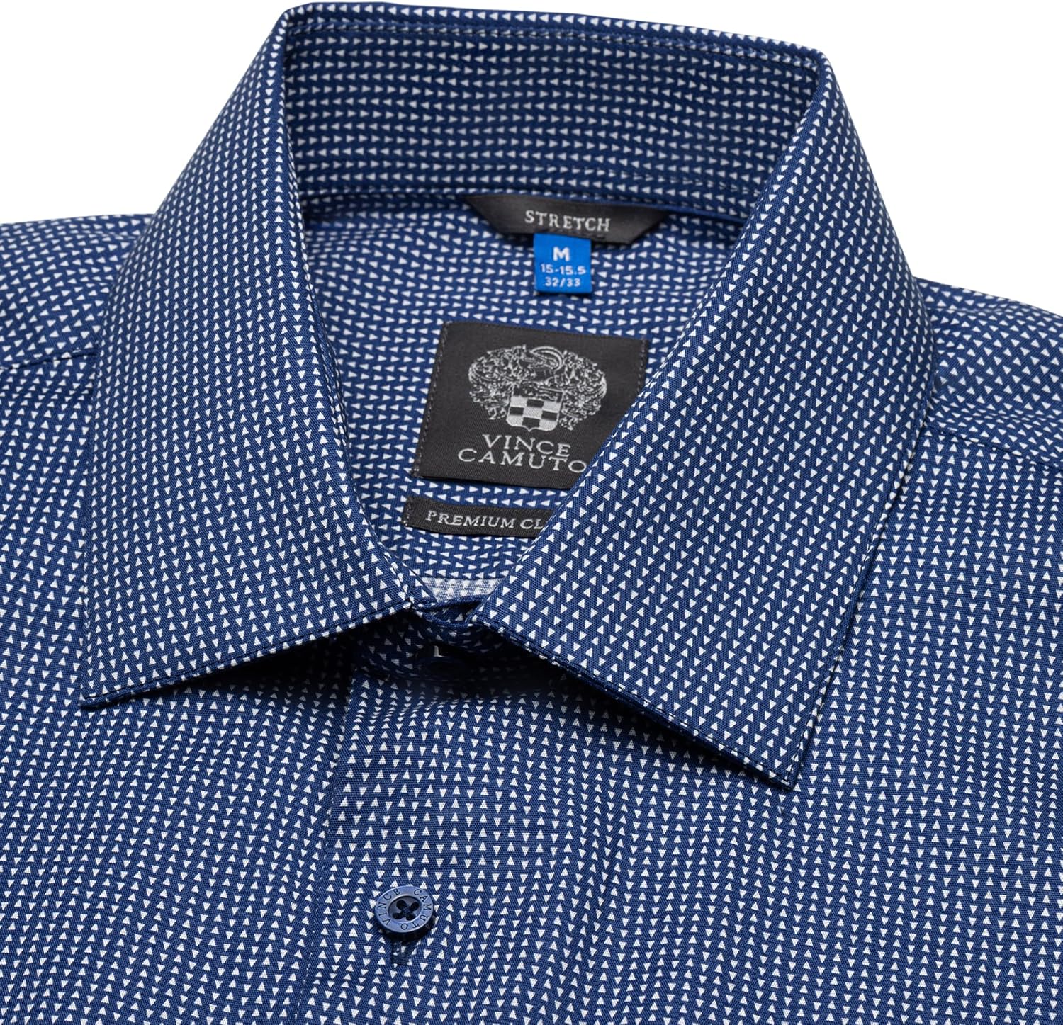 Vince Camuto Slim Fit Cotton Stretch Long Sleeve Dress Shirt for Men Spread Collar Shirts Mens Formal Premium Fabric - Image 4