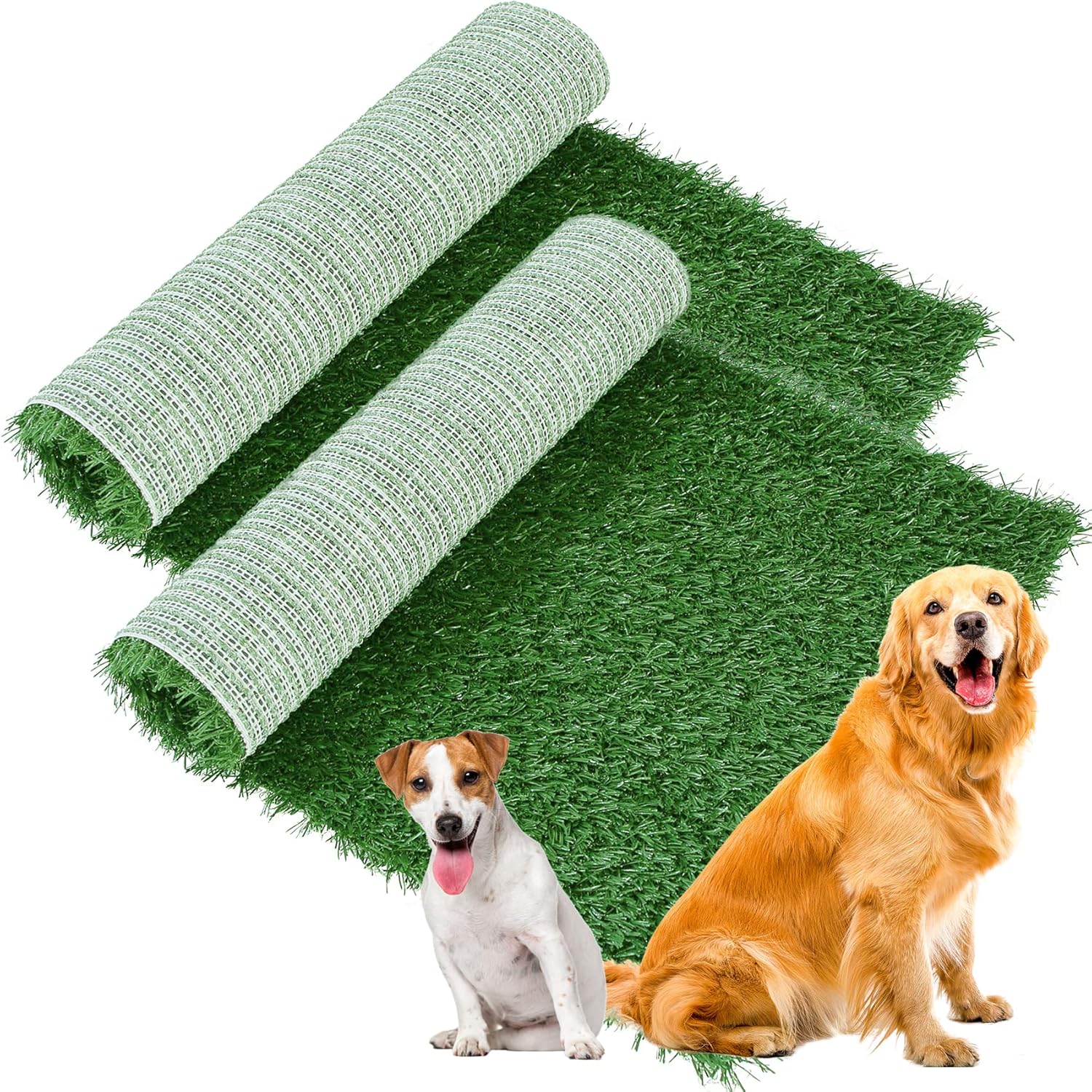 GLOBREEN Puppy Artificial Grass Pee Pad for Dogs Potty