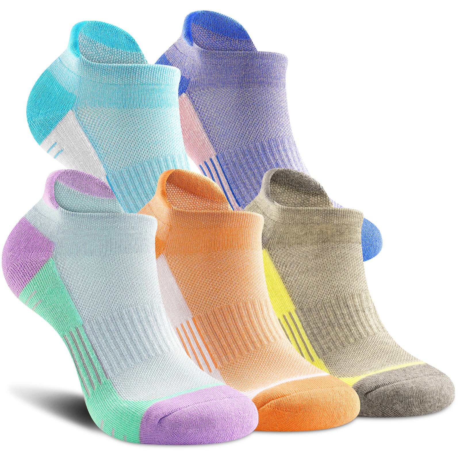 OGW Athletic Ankle Socks Womens Cushioned Arch Support Socks