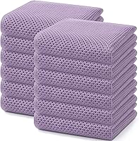 Vista 172 de Homaxy Paños de cocina de 100% algodón con tejido de gofre, ultra suaves, absorbentes, de secado rápido, 12 x 12 pulgadas, paquete de 6, albaricoque