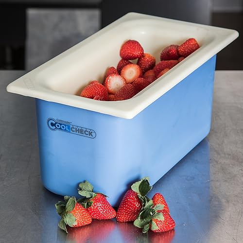 Miniatura 7 de Carlisle Coldmaster CoolCheck contenedor de alimentos refrigerante que cambia de color, Blanco, 1