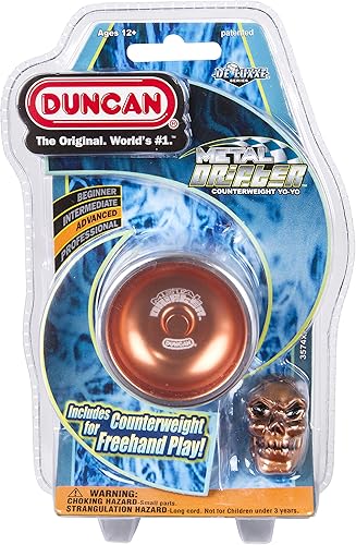 Miniatura 3 de Duncan Toys Metal Drifter - Yoyó de cuerda con contrapeso, eje de rodamiento de bolas y cuerpo de aluminio, naranja