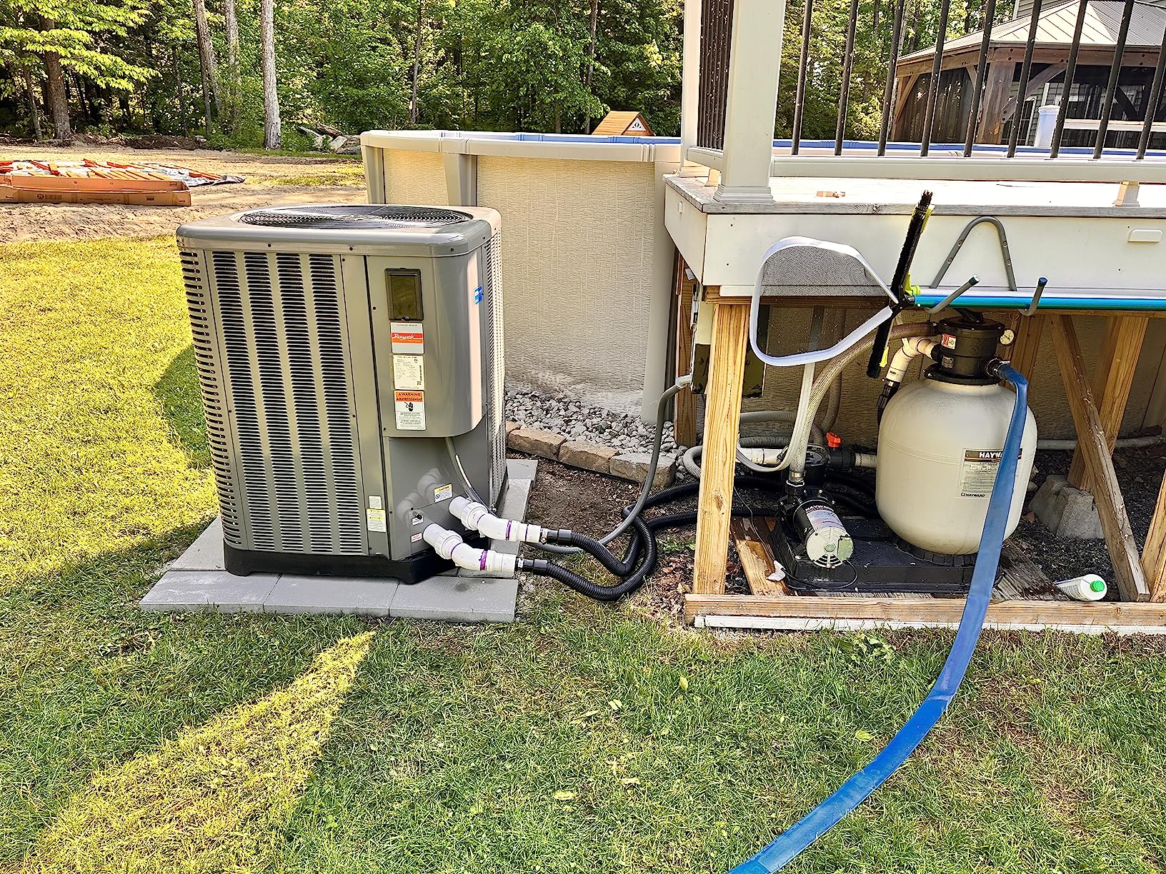 148/mo Finance Raypak Heat Pump 8450 Model with Titanium Heat