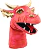 The Puppet Company - Large Dragon Heads - Dragon Red Hand Puppet