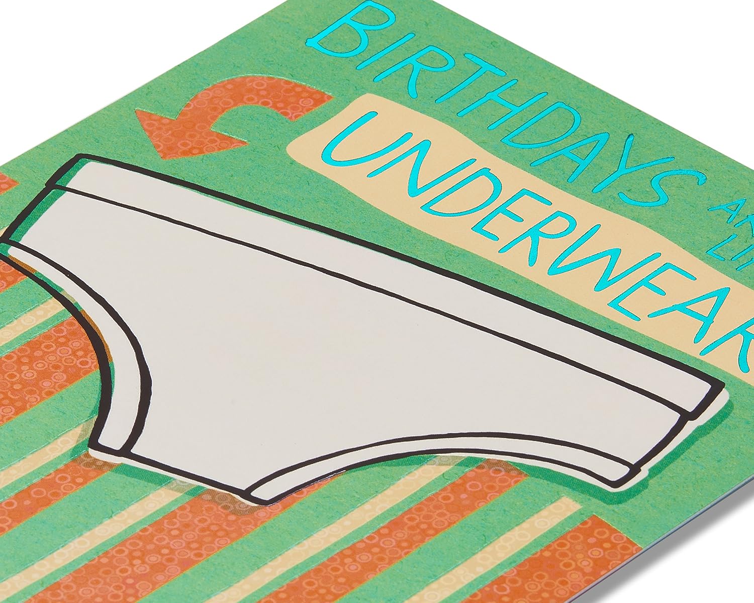 American Greetings Funny Birthday Card (Underwear)