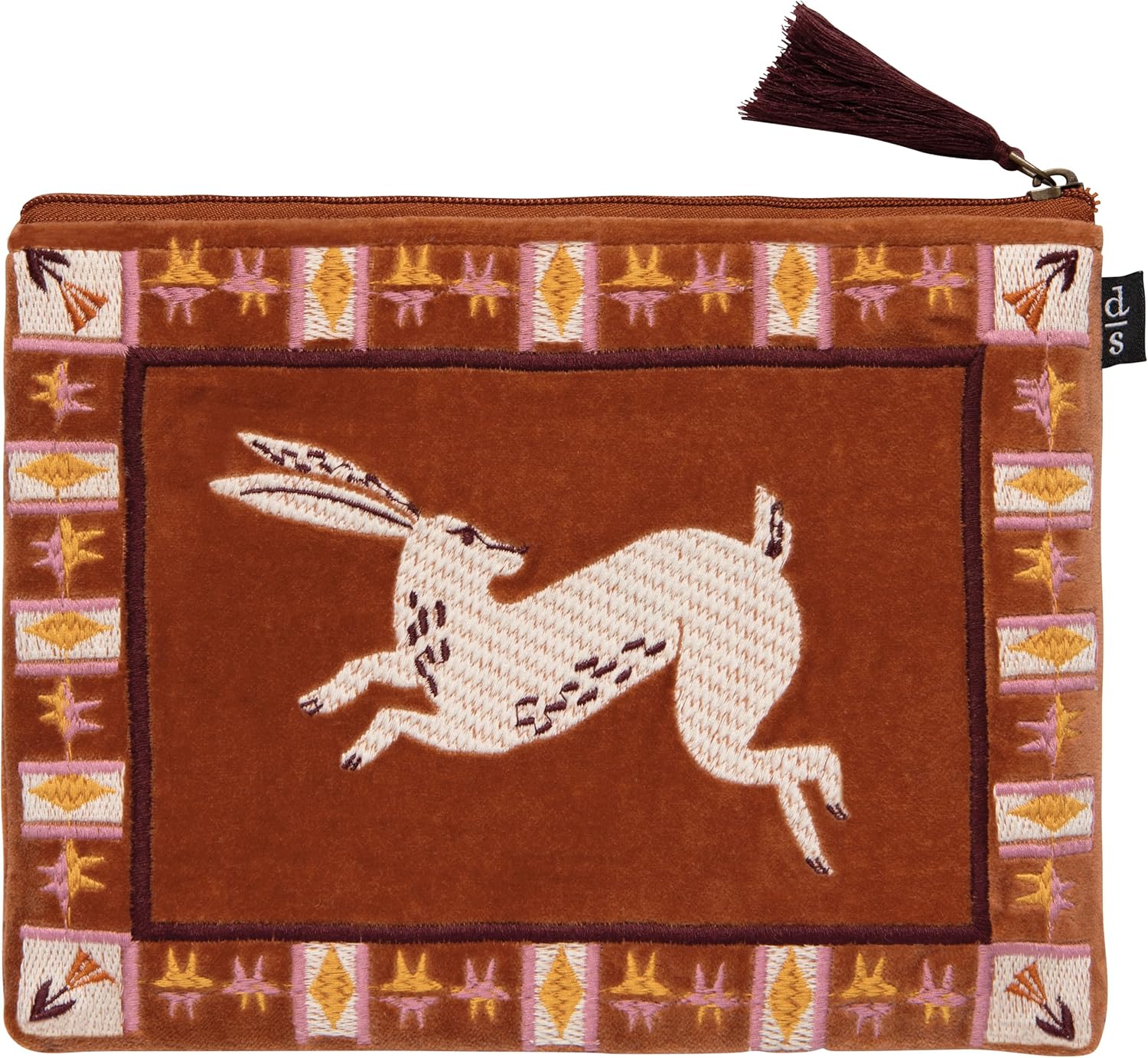 Danica Studio Embroidered Flat Pouch