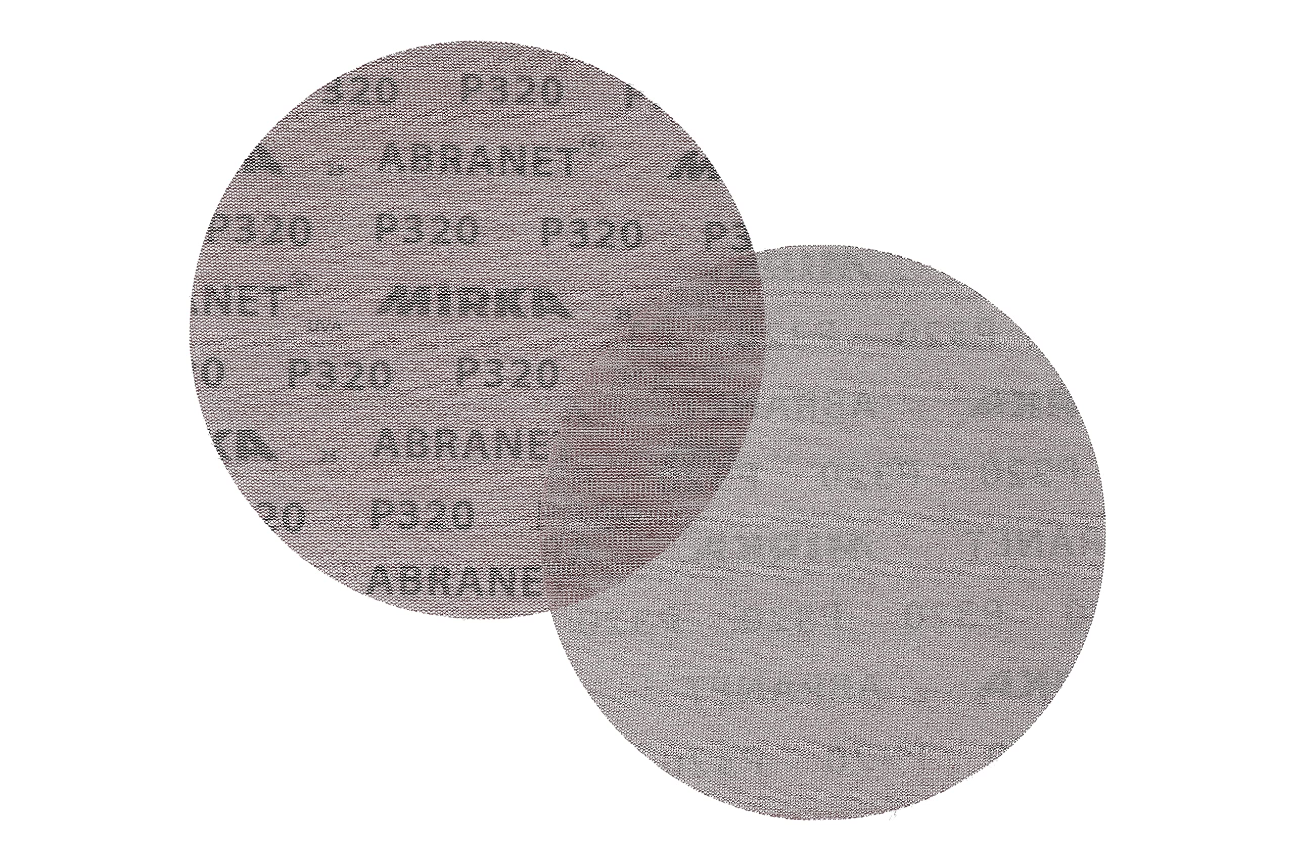 Mirka Abranet 5425205032 Tarcze szlifierskie siatkowe Ø 200 mm na rzep/ziarno P320 / 50 szt. / do szlifowania drewna, szpachelki, lakieru, tworzywa sztucznego