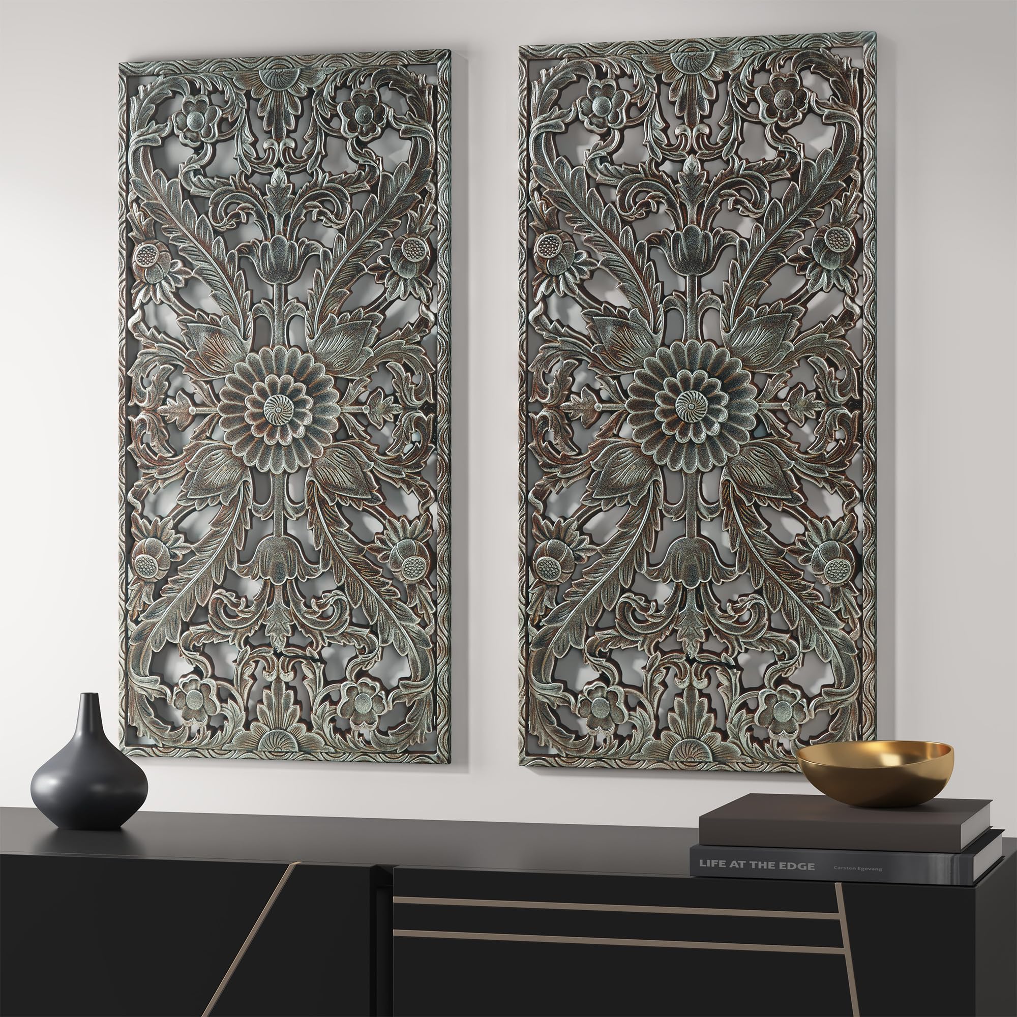 Amazon.com: Madison Park Wall Art Living Room Décor - Floral