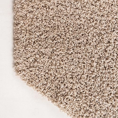 Miniatura 11 de Unique Loom Colección Solid Shag - Alfombra de área de la colección Solid Shag (7 pies 10 pulgadas, octógono, color gris pardo)