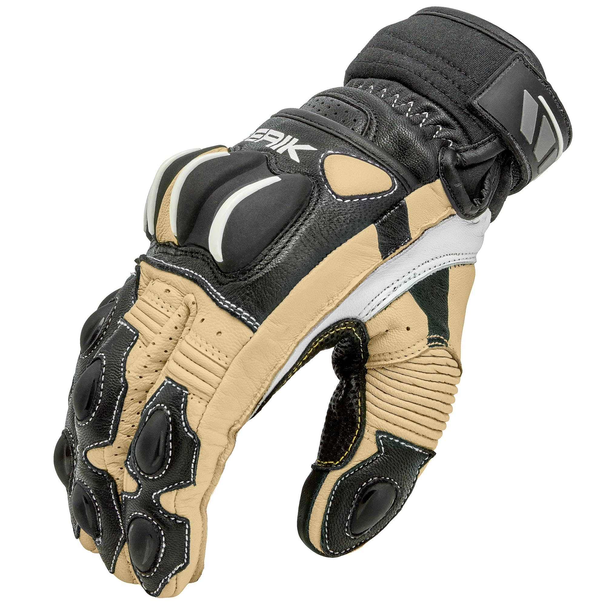 BERIK Ariax Adventure Guanti da motocicletta, nero, S