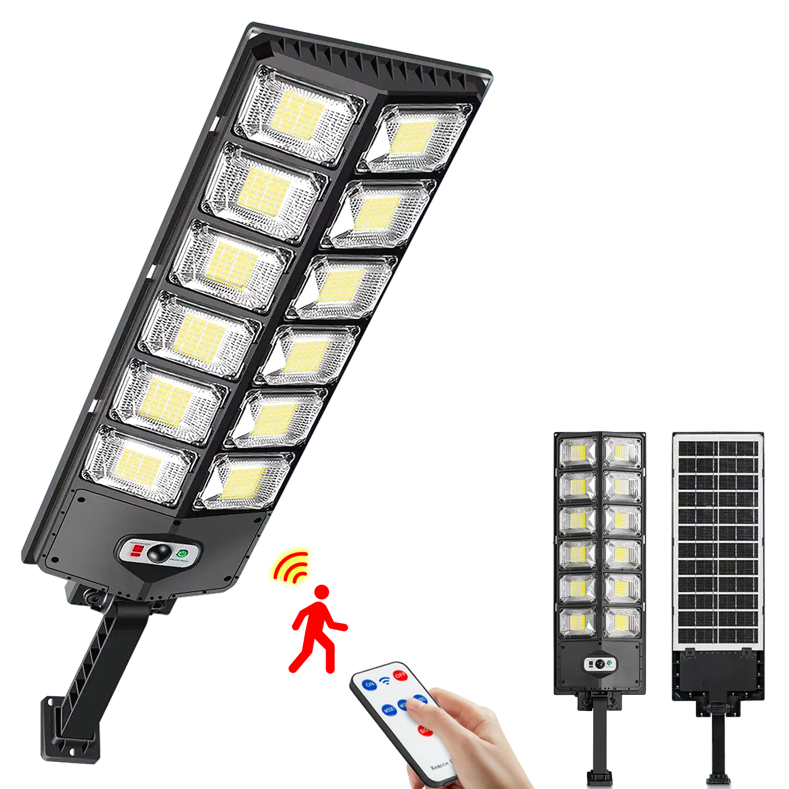 iToolMax 504 LED Solar Street Lights Outdoor Waterproof, 12000LM