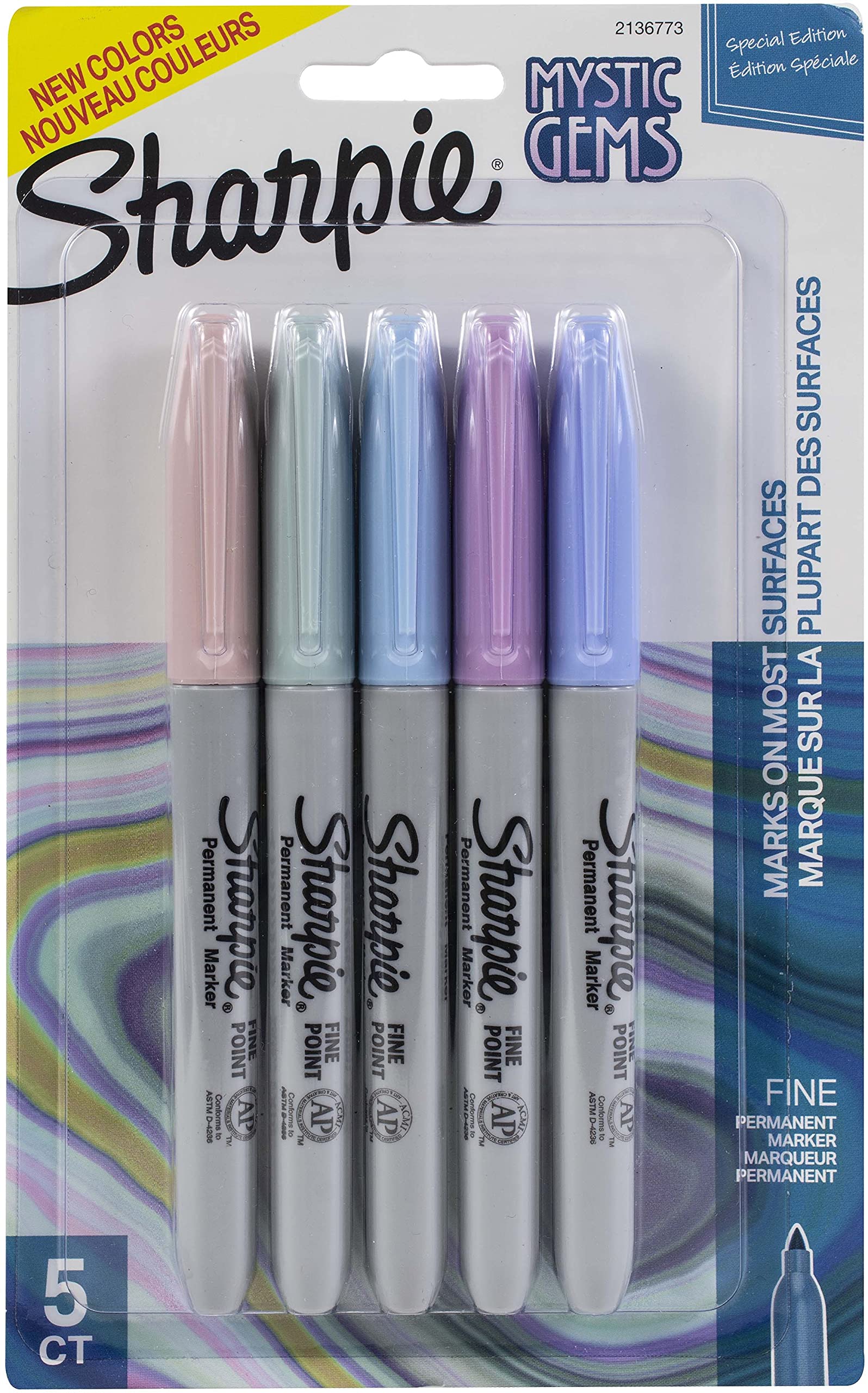 SharpieMystic Gems Fine Point Marker 5pc
