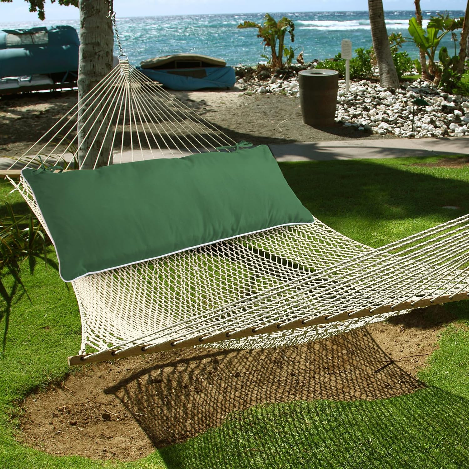 36 inch Hammock Pillow for Net Company,Extra Large Outdoor Hammock Pillow with Ties
