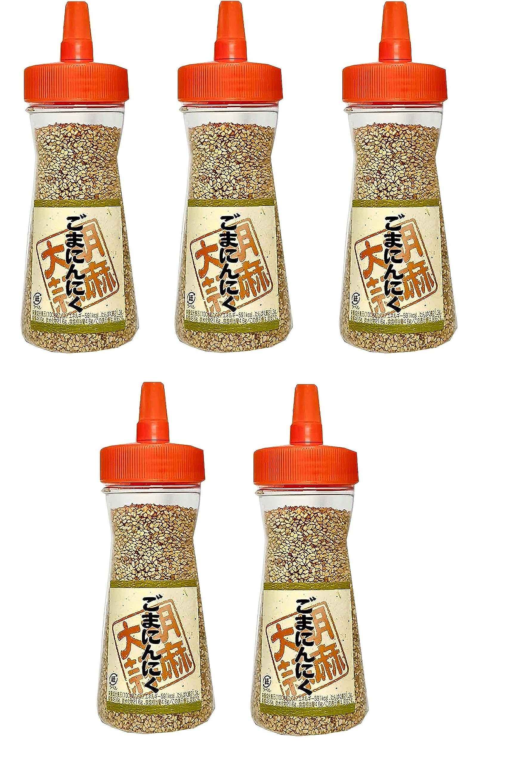 Amazon.co.jp: 三幸産業 ごまにんにく 110g×5本 ボトル入り ふりかけ
